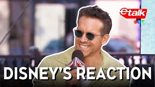 How Ryan Reynolds got Disney to approve edgy Deadpool amp Wolverine jokes  Etalk [upl. by Terti]