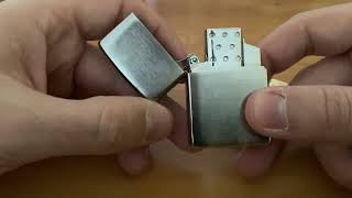 Présentation zippo insert butane  le meilleur briquet tempête [upl. by Acim606]