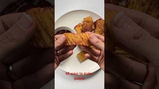 60 ways to make potatoes 23 accordion potato short cooking asmrcooking ASMR asmrsound [upl. by Zeiler]