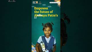 Support Akshaya Patra to nourish government school children across India Donate akshayapatra [upl. by Tingey]