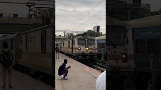 Arrival wap7 indianrailways shorts [upl. by Ern]