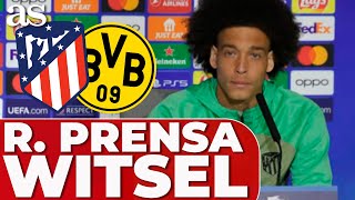 AXEL WITSEL RUEDA DE PRENSA COMPLETA  Previa ATLÉTICO DE MADRID  BORUSSIA DORTMUND [upl. by Haakon]