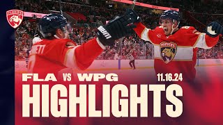 Panthers Dominate Jets  Panthers vs Jets Highlights  111624 [upl. by Nevaeh]