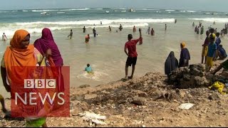 Somalia Beach life returns to Mogadishu  BBC News [upl. by Bensky356]