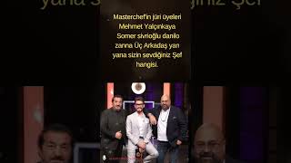 Masterchefin jüri üyeleri Mehmet YalçınkayaSomer sivrioğlu danilo zanna [upl. by Theresina]