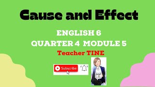 Distinguishing TextTypes Cause and Effect ENGLISH 6 QUARTER 4 MODULE 5MELCBased [upl. by Aliuqahs761]