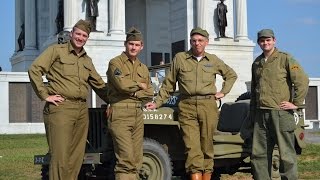 2014 Gettysburg Jeep Ride at Ikes WWII Weekend [upl. by Yaner]