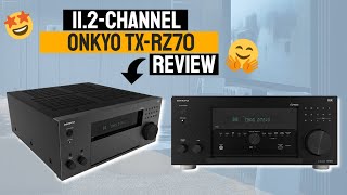 Most Powerful AVR  Onkyo TXRZ70 112 Channel AV Receiver Review [upl. by Ahola]