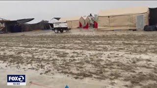 Thousands stranded at Burning Man festival after heavy rain [upl. by Athiste850]