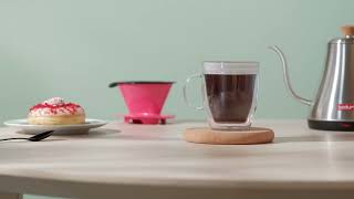 Bodum  Pour Over Coffee Dripper amp Double Wall Mug [upl. by Akerdnuhs]