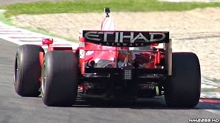 Formula 1 Engine Sound Comparison V8 vs V10 vs V12 [upl. by Ecydnarb]