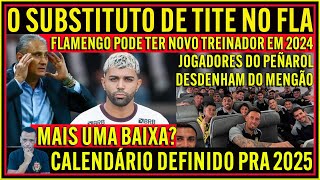 TORCIDA TEM SUBSTITUTO DE TITE  PEÑAROL DESDENHA DO FLAMENGO  GABIGOL É DÚVIDA  2025 DO FLA E [upl. by Mikol]