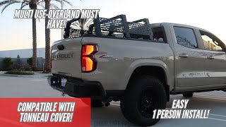 2023 Chevy Colorado mods  overland bed rack [upl. by Martinsen]