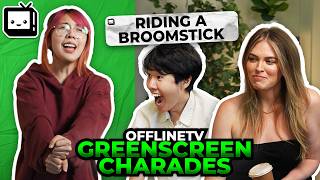 OFFLINETV PLAYS REVERSE CHARADES ft QTCinderella [upl. by Ridglee]