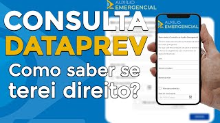 CONSULTA AUXÍLIO EMERGENCIAL DATAPREV  Como saber se receberei [upl. by Bara]