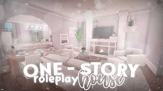 ๑՞ ROBLOX  Bloxburg   Onestory Roleplay House 79k [upl. by Beverle627]