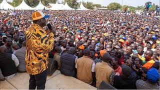 LIVE Raila Odinga launching ODMs massive Recruitment drive in Siaya [upl. by Darn]