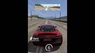 testing Audi R8 v8 top speed [upl. by Atteiluj]