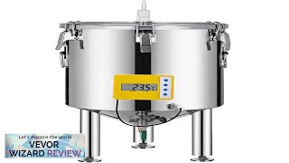 VEVOR 14 Gallon Stainless Steel Brew Fermenter Home Brewing Brew Bucket Fermenter Review [upl. by Sremlahc849]