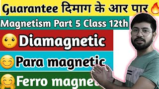 Magnetism04 Diamagnetism Paramagnetism amp Ferromagnetism material What is diamagnetic Paramagnetic [upl. by Anitsirk771]