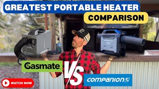 Mega Portable TentSwag heater Review  Companion Aeroheat vs Gasmate Diesel Heater [upl. by Trela]