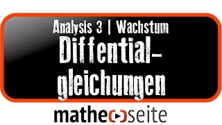 Differentialgleichung Was ist eine DGL und wie rechnet man damit  A3002 [upl. by Cinnamon]