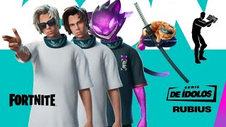 RUBIUS Presenta Su Skin en Fortnite Emote Mochila y Gesto 😱🔥 [upl. by Dowling725]