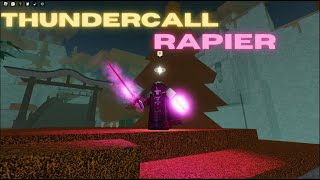 BEST Thundercall Rapier build showcase  DeepWoken [upl. by Ijies]