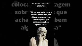 ✅ALGUMAS FRASES DE SÓCRATES shorts [upl. by Erdei]