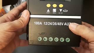 Unboxing MPPT SY48100A solar charge controler [upl. by Ezri]