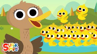 500 Ducks  Kids Songs  Super Simple Songs [upl. by Viva]