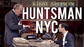 Huntsman amp Sons In New York City Savile Row Bespoke Suit Fitting  Kirby Allison [upl. by Brandy]