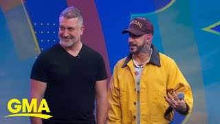 Joey Fatone and AJ McLean talk upcoming tour [upl. by Zabrine]