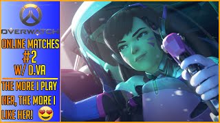 Overwatch Online Matches 2 w DVa [upl. by Hamas]