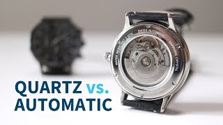 Watch Movements Difference Between Quartz Mechanical amp Automatic [upl. by Ainnos]