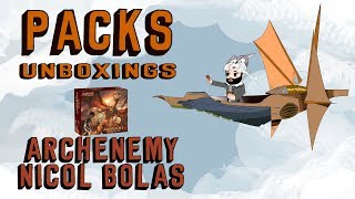 Unboxing  Archenemy Nicol Bolas ¿MTG como juego de mesa [upl. by Enaxor]