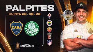 PALPITES DE FUTEBOL PARA HOJE 28 09 2023 QUINTAFEIRA  BILHETE PRONTO  Boleiros Tips [upl. by Brocky474]