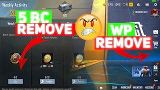 Pubg Lite WP Remove 5 BC Option Remove 😡 Pubg lite New Update 0280 Kab Aayega [upl. by Annad536]