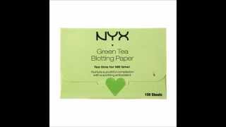 NYX Blotting Paper Green Tea [upl. by Liam648]