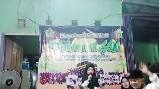 Penampilan Santri TPQ Baitul Ilmi Memperingati Maulid Nabi Muhammad SAW 2023 [upl. by Mihalco]