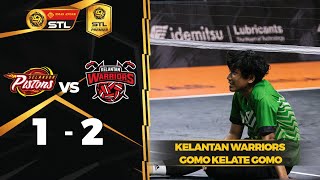 Selangor Pistons 1  2 Kelantan Warriors 2119 1821 2112  Emas Anuar STL 202122 [upl. by Ahsik]