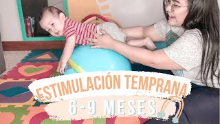 EJERCICIOS PARA BEBÉS DE 6 A 9 MESES  ESTIMULACIÓN TEMPRANA 🧸 [upl. by Azpurua]