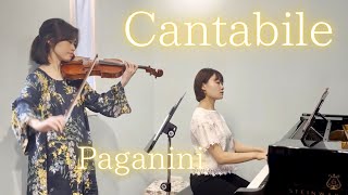 NPaganini  Cantabile  Violin alisa t amp Piano mizuki o [upl. by Ainalem]