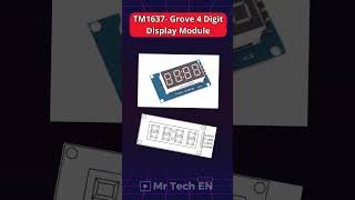 TM1637 Grove 4 Digit Display Module arduino esp32 esp8266 sensor electronics [upl. by Llerut80]