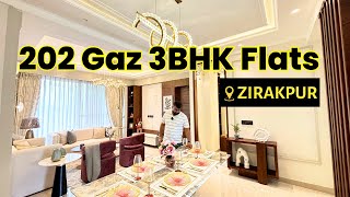 ये hai Spacious 202Gaz में 3Bhk Flats in Zirakpur for Sale [upl. by Orimar]