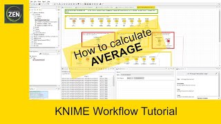 Knime Workflow Tutorial  The daily KNIME  How to calculate AVERAGE [upl. by So196]