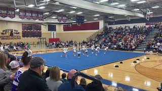 Grayslake Central Varsity Cheer 2023  Sectionals [upl. by Leitao335]