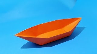 How to make a paper boat that floats  Origami boat [upl. by Giddings571]