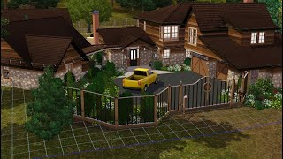 Sims 3 CC free mansion tour in custom world Oracle Lake [upl. by Joleen]