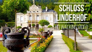 Schloss Linderhof Rundgang HD Video [upl. by Nosahc]